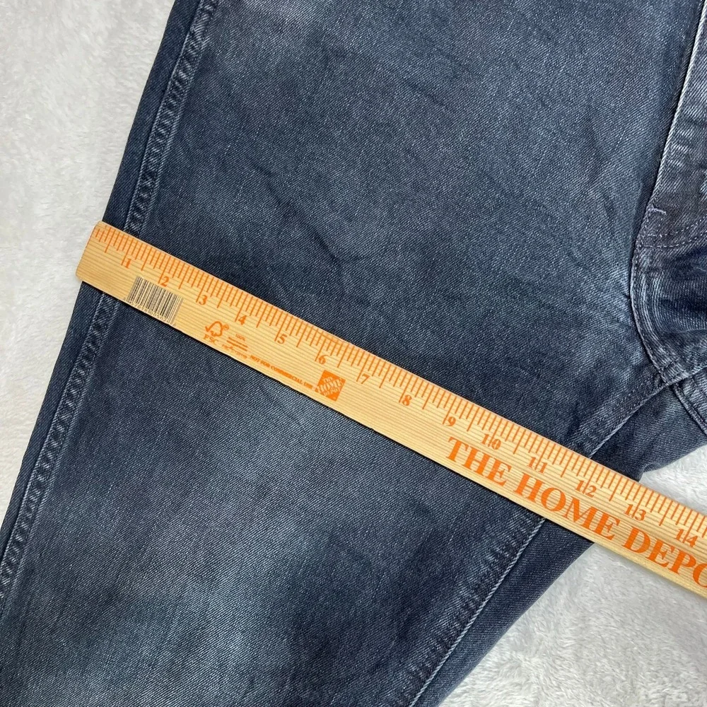 Levi's 541‎ Jeans Men's Black Denim Stretch Relaxed Straight Zip Fly - 37x29